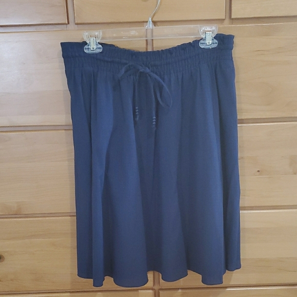 Loft Navy Blue Women's Skirt sz Lp - Picture 1 of 4